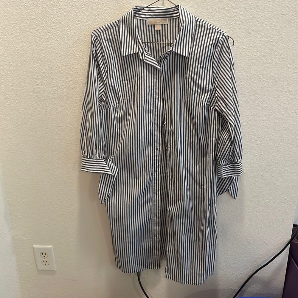 Michael kors striped polo dress